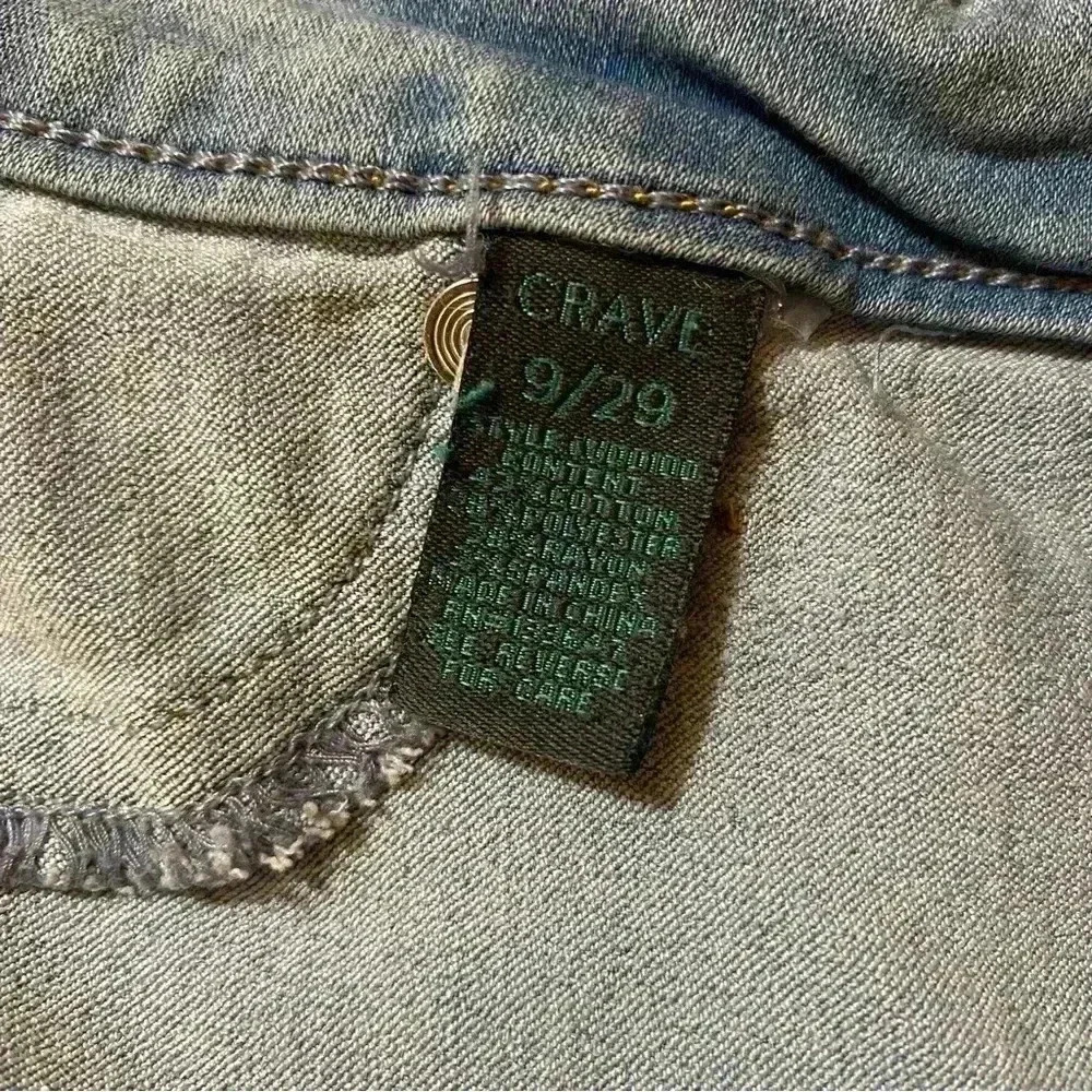 Crave By Cp Women's Mid-rise Ankle Skinny Elastic Jeans Light Wash Size 9/29 - Picture 13 of 16